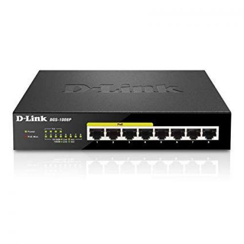 D Link DES 1008P 8 Port Desktop Switch price chennai