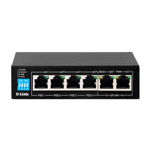 D Link DES F1006P E 4 Port Unmanaged PoE Switch price chennai