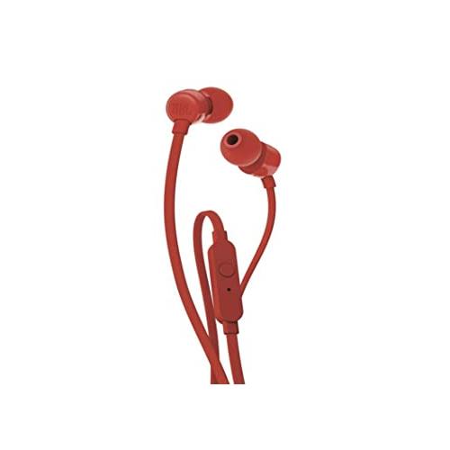 JBL T110 Wired In Red Ear Headphones price chennai
