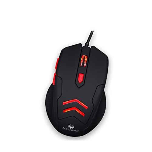 Zebronics Feather Wired Optical Gaming Mouse price chennai